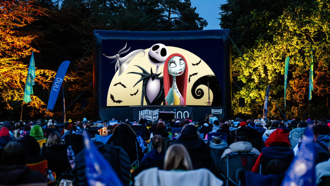 Nightmare Before Christmas - Jack, Sally and Boo - projected.